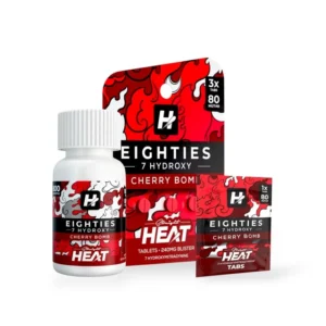 Straight Heat Eighties 7-Hydroxy Chewable Tablets Cherry Bomb 80mg Per Tablet
