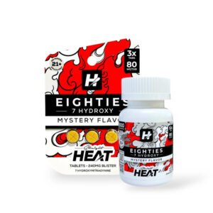 Straight Heat Eighties 7-Hydroxy Chewable Tablets Mystery Flavor 80mg Per Tablet