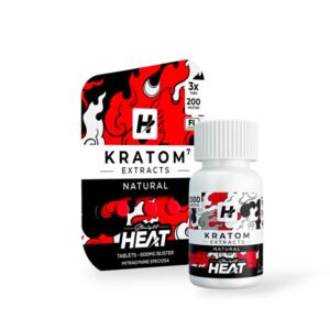 Straight Heat Eighties Kratom Extract Chewable Tablets Natural 200mg Per Tablet