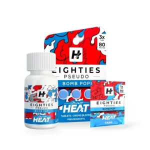 Straight Heat Eighties Pseudo Chewable Tablets Bomb Pop 80mg Per Tablet