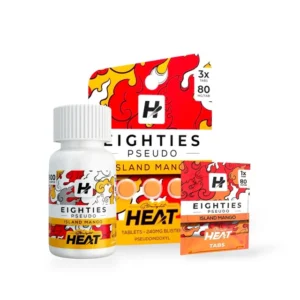 Straight Heat Eighties Pseudo Chewable Tablets Island Mango 80mg Per Tablet