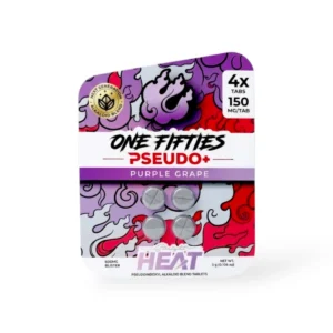 Straight Heat One Fifties Pseudo Chewable Tablets Purple Grape 150mg