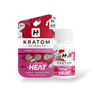 Quick view Straight Heat Eighties Kratom Extract Chewable Tablets Pink Lemonade 200mg Per tablets
